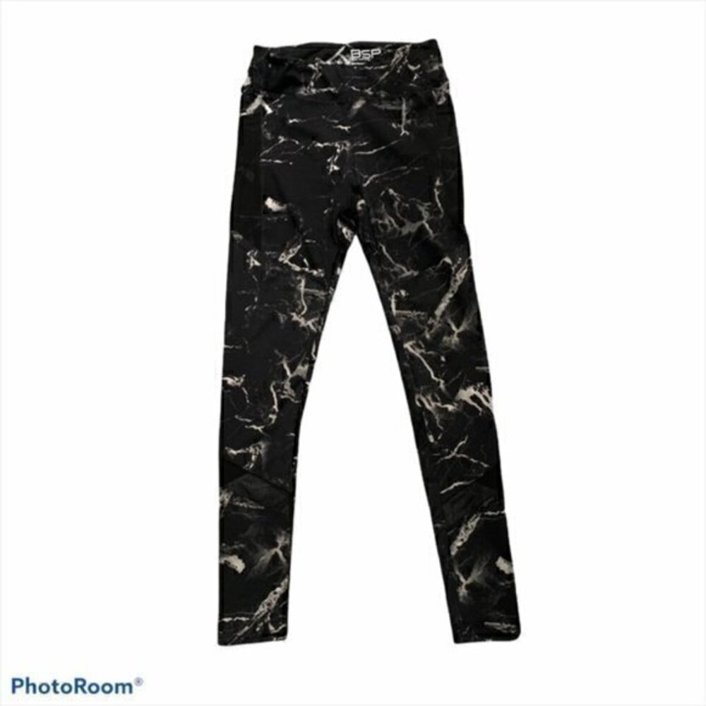 Better Sport Performance Marble Design Leggings Size Small